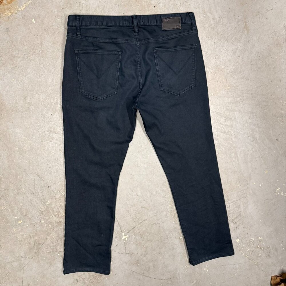 John Varvatos USA Jeans Bowery Slim Straight Cotton Stretch Blue 34x28 - Picture 9 of 11
